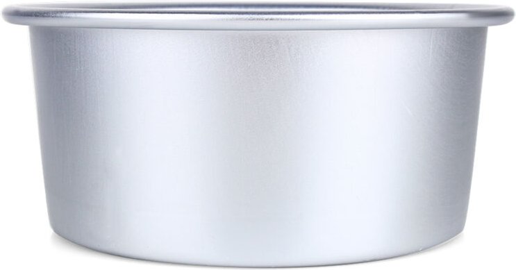 Aramox Runde Kuchenform aus Aluminiumlegierung, 17 cm Durchmesser, antihaftbeschichtet, für Hobbybäcker, in Silber erhäl...