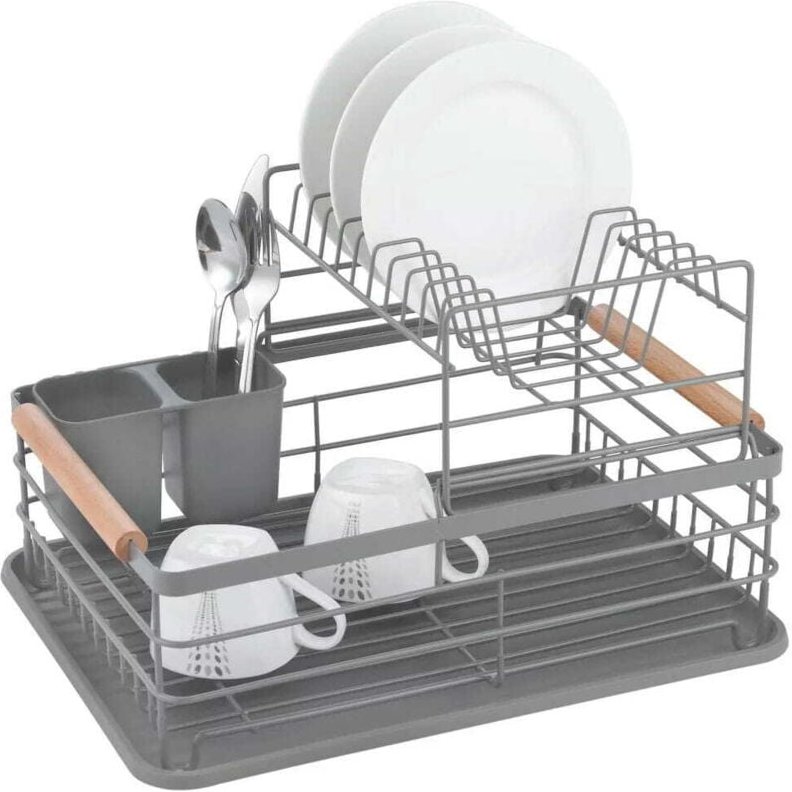 Abtropfgestell mit zwei Ebenen Abtropffläche 43x32x27cm KINGHOFF KH-1797