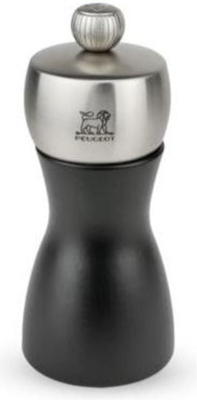 Peugeot FIDJI Pfeffermühle Buchenholz matt schwarz 12 cm