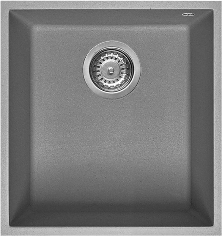 Lavello 40x34 cm Unterbau 1 Becken Beton