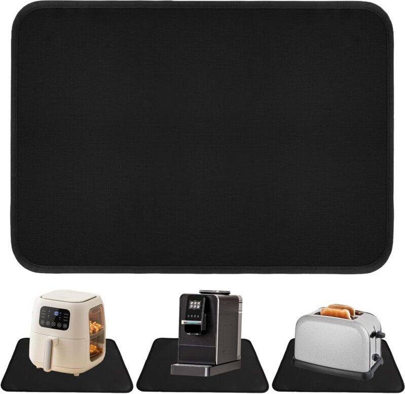 Feuerfeste Matte, Schutz für Küchenarbeitsplatten, Wärmedämmmatte, Hitzebeständige Matte für Heißluftfritteusen, Feuerfe...
