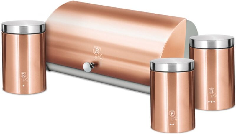 Brotkasten Mit Behälterset Berlinger Haus Bh-6730 Roségold