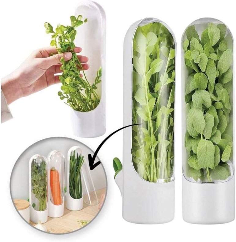 ECARLA Frischkräuterbehälter für den Kühlschrank 25x6,5cm POJ08