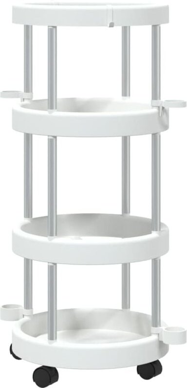 Reinigungswagen mit Aufbewahrungskorb Aluminium Vidaxl