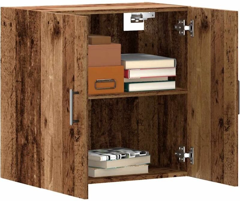 Wandschrank Altholz-Optik 60x31x60 cm Holzwerkstoff Vidaxl