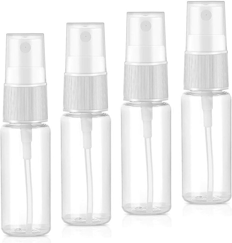 CCYKXA 4-teiliges Set leerer Sprühflaschen, leerer Zerstäuber, leere Parfümflasche, 20 ml leere Sprühflasche, durchsicht...