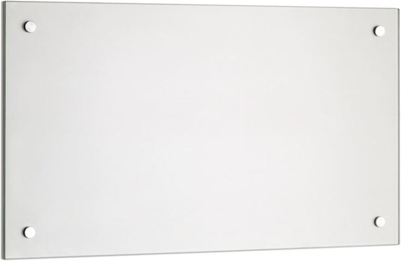 Küchenrückwand Spritzschutz Fliesenspiegel Küche Wandschutz Glas 6mm esg Klarglas - 90x40CM