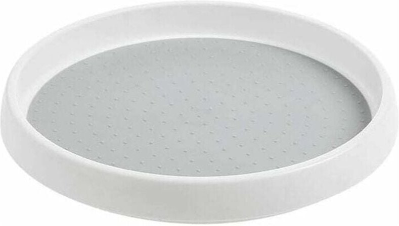 Drehbares Gewürzregal, Gewürzständer aus Kunststoff, Gewürzhalter für Küchenschrank, 24,5 cm x 3,5 cm