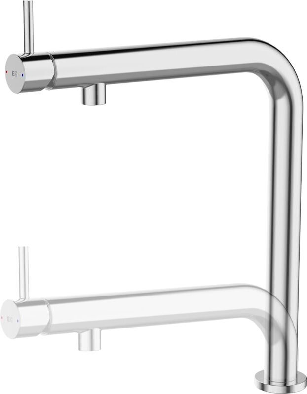 Essebagno Magic Einhebelmischer für Spüle versenkbar chrom