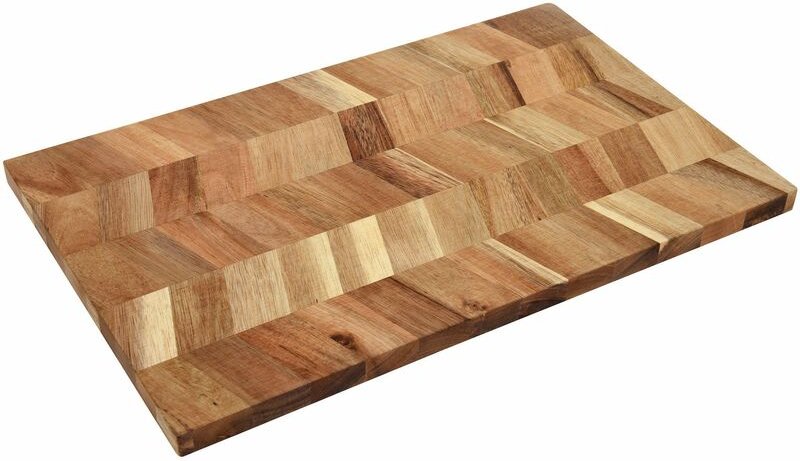 Excellent Houseware - Schneidebrett 40x25 cm, Akazienholz - eh