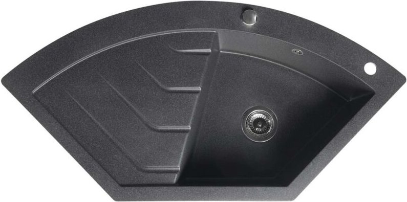 Abwäschen - Granitspüle, 114x58 cm, schwarz GR1934 - Sapho