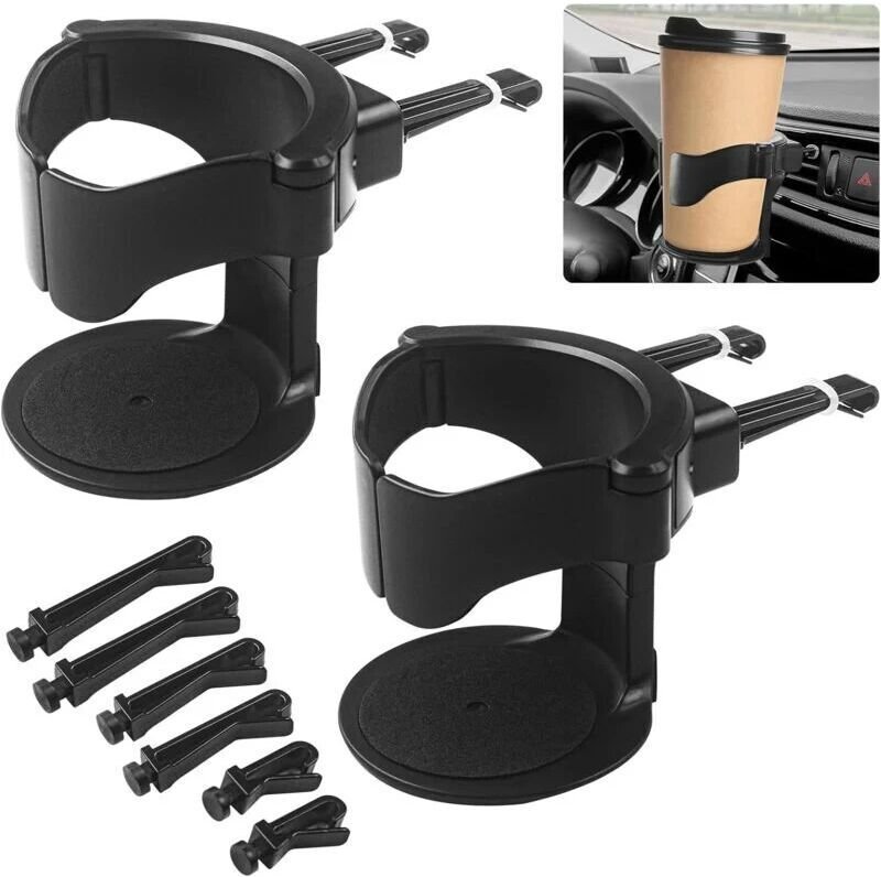 2er-Pack Getränkehalter für die Lüftungsöffnung im Auto, verstellbare universelle Halterung für die Lüftungsöffnung im A...