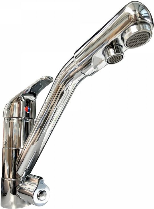 Dauphin Dreiwege-mischbatterie Chrom