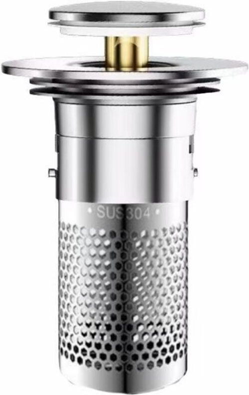 8,7 × 6 × 3 cm) 2 Stück Universal-Abfluss für Spüle, verbesserter Abflussstopfen, Pop-Up-Universal-Abflussstopfen, Siebs...