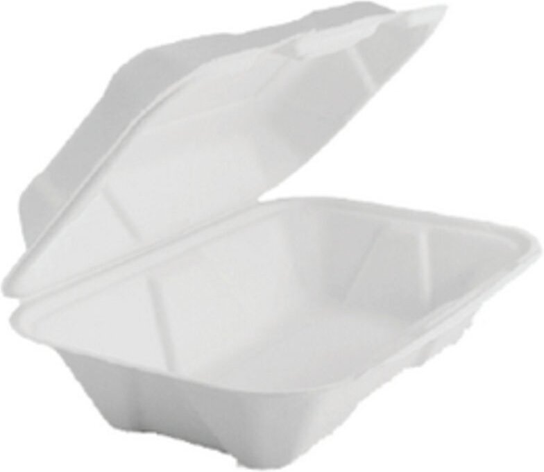 Huhtamaki Zellstoff-Menübox 22x15cm 50 Stück