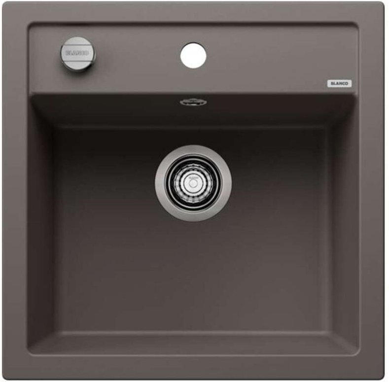 Blanco Dalago 5 - Silgranitspüle, 52x51 cm, mit Ablaufbedienung, grau 527244