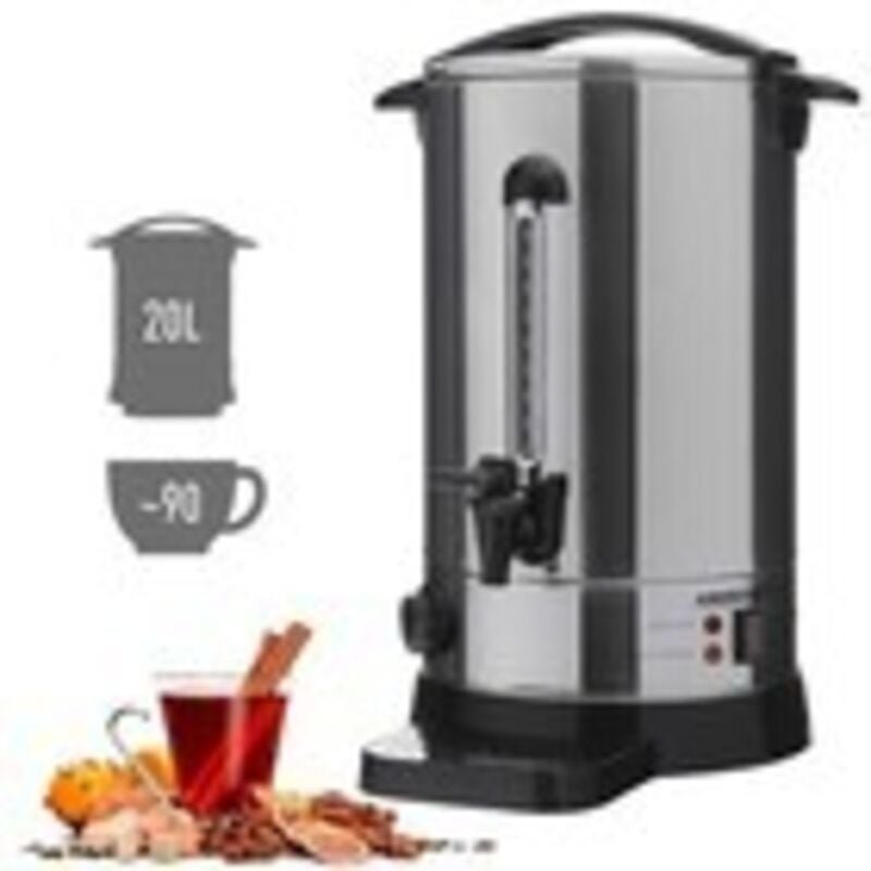 Arebos - Glühweinkocher 20 l Edelstahl Glühweinautomat Glühweinkessel Thermostat