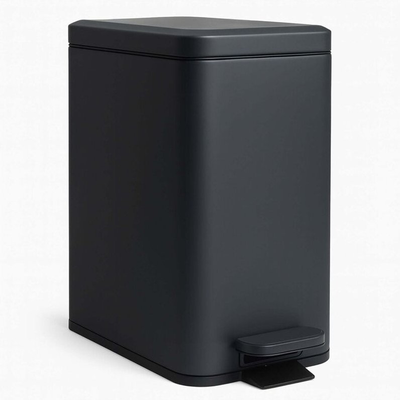 Schmaler Treteimer, 10 l - Soft-Close, berührungslos