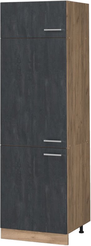 Küchenmöbel R-Line, Schwarz Beton, 60 cm Vicco