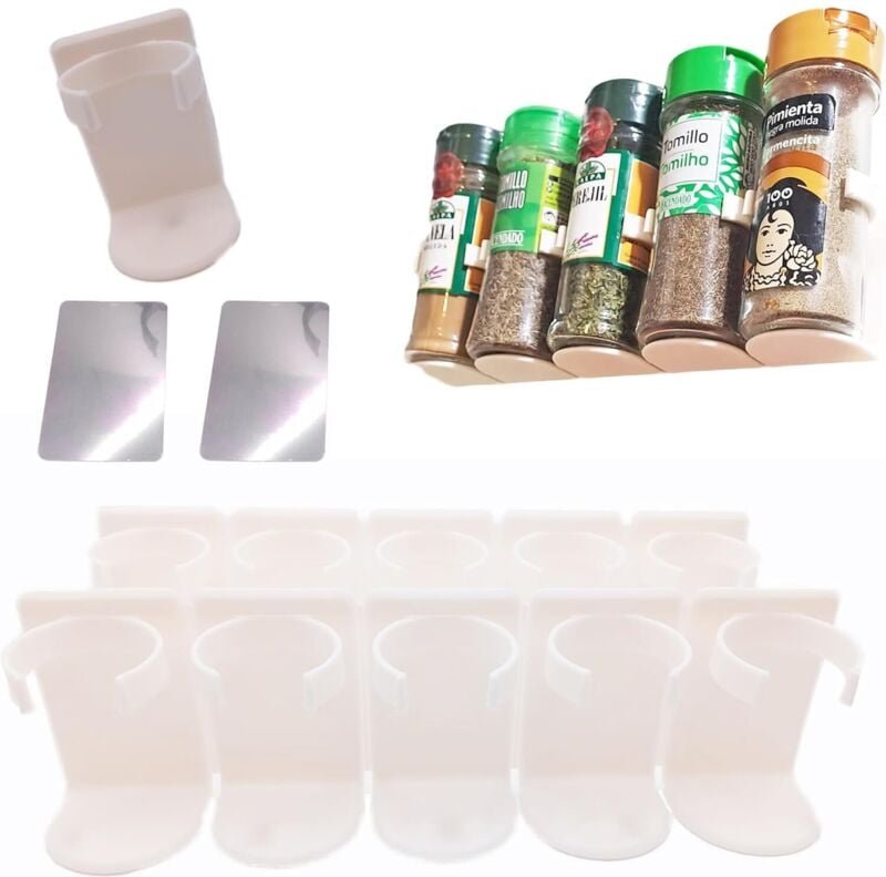 Shining House - Gewürzboxen für die Küche, packung 10 einheiten – Gewürzorganisator für die Küche – Küchenorganisator – ...