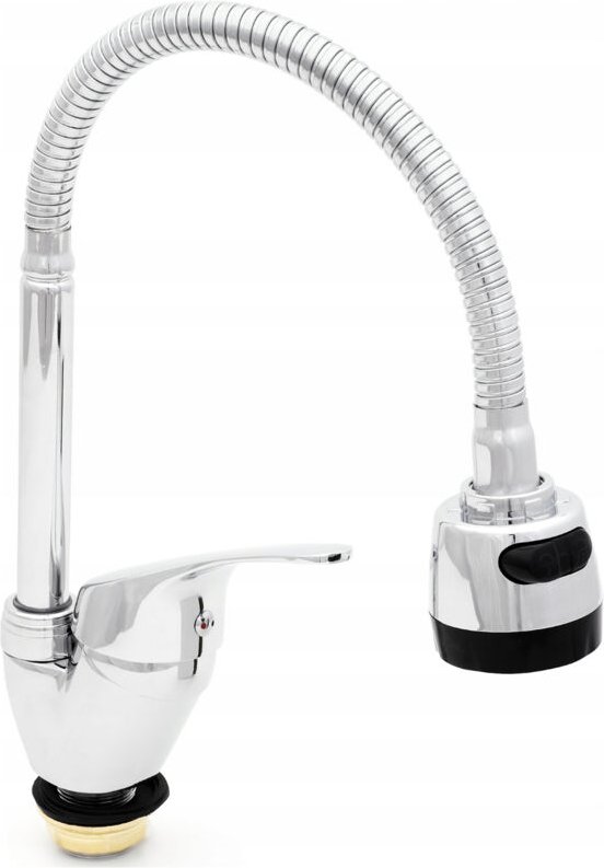 Boden Küchenarmatur flexibler Auslauf beweglicher Kopf 2 Funktionen