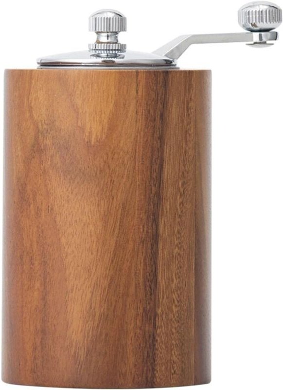 Salz- und Pfeffermühle aus Holz, manuell verstellbare Gewürzmühle, zum Würzen von Kaffee, Kochen und zur Zubereitung von...