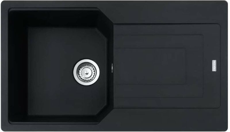 Urban - Fragranit Küchenspüle ubg 611-86, 86x50 cm, schwarz matt 114.0700.111 - Franke