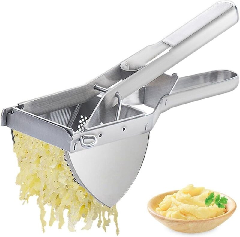 Kartoffelpüree, großes Kartoffelpüree, 22 oz, robustes Kartoffelpüree aus Edelstahl zur Herstellung von glattem und lock...