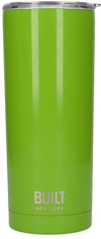 BUILT Vakuumisolierter Becher - 600 ml Vakuumisolierter Thermobecher aus Stahl (Grün)