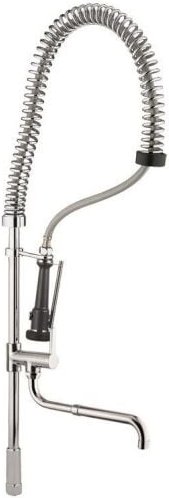 Geschirrspüler-Vorwaschduscheinheit H900mm mit Halbrohrhahn Zur Montage auf Idral Armaturen oder -Mischern 09425 Verchro...