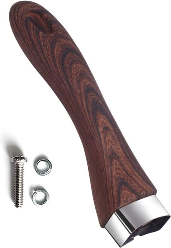 Abnehmbarer Griff, hitzebeständiger abnehmbarer Griff, Universalgriff, geeignet für die meisten Küchenaccessoires (Braun...