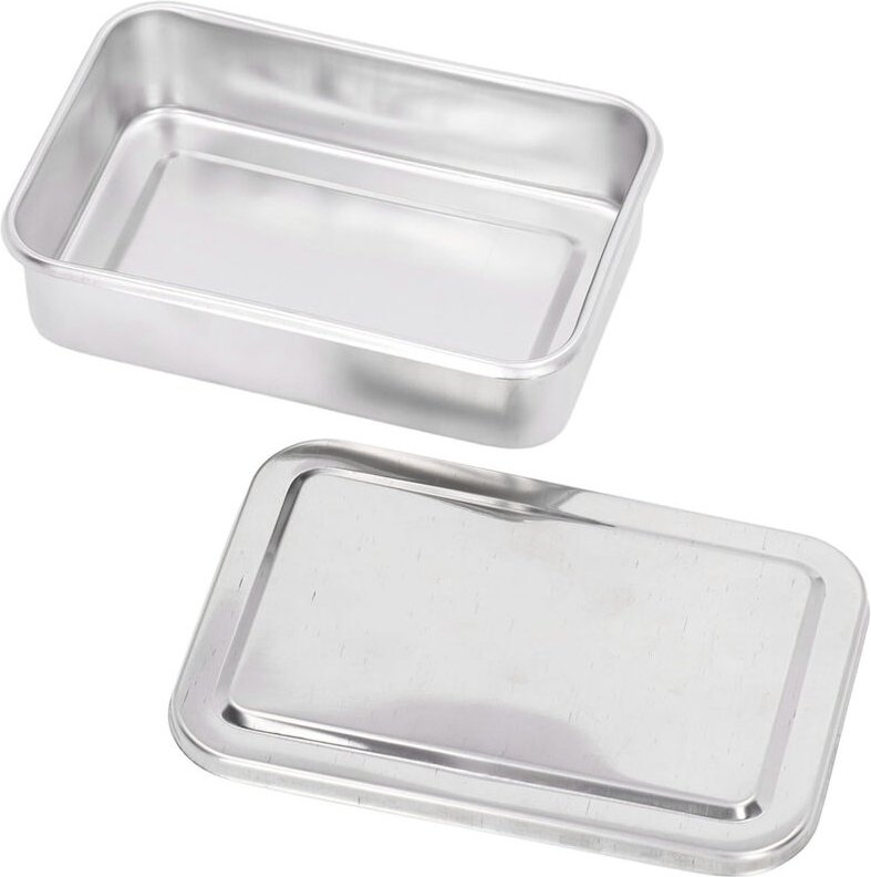 Acouto Nadelbox aus Edelstahl, Aufbewahrungsbox für Veterinärnadeln, verdickter Edelstahl, Akupunkturbox für Veterinärbe...