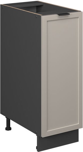 Apothekerschrank Fame-Line, GrauBeige, 30 cm ohne Arbeitsplatte, Vicco