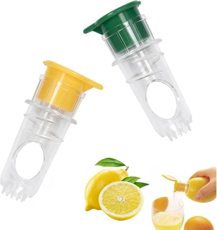 2-teiliges Zitruspressen-Set – Manuelle Zitruspresse für Zitronen, Orangen und andere Zitrusfrüchte – Robuste manuelle P...