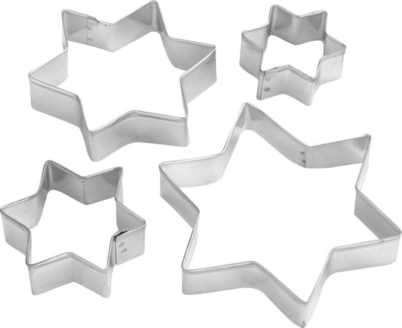 Zenker Ausstecher Set Stern 4 Stück 3,5 - 7,5 cm