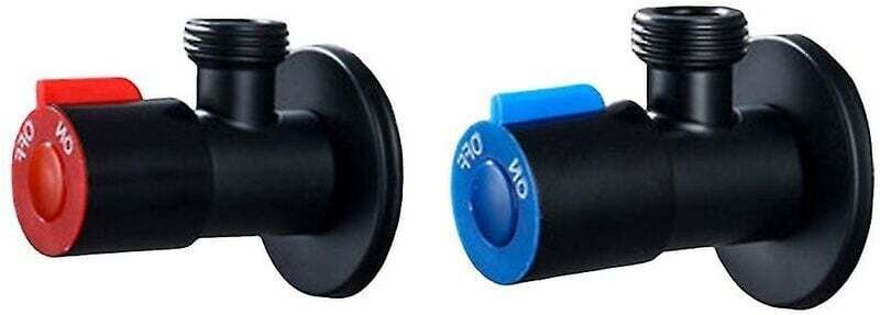 Robinet d'arrêt d'eau chaude et froide de valve de coin de toilette de toilette de cuisine