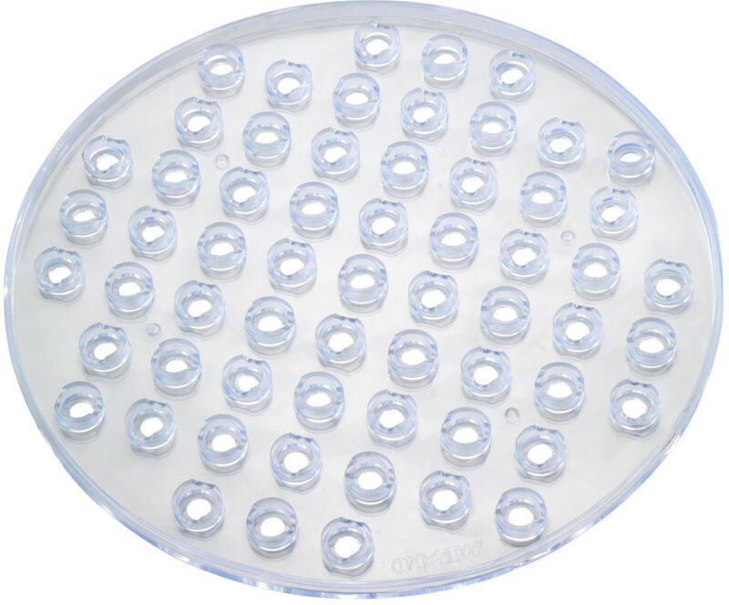 Spülbeckeneinlage Kristall - extra stark, rund, Kunststoff, 31 x 1 x 31 cm, Transparent - Wenko