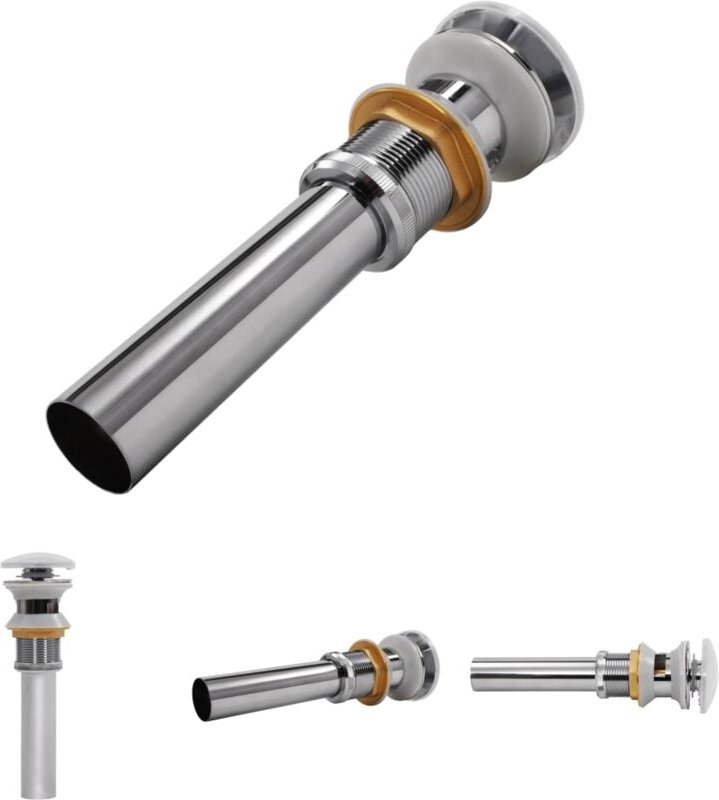 The Living Store Ablaufgarnitur Pop-Up Edelstahl - Abflüsse