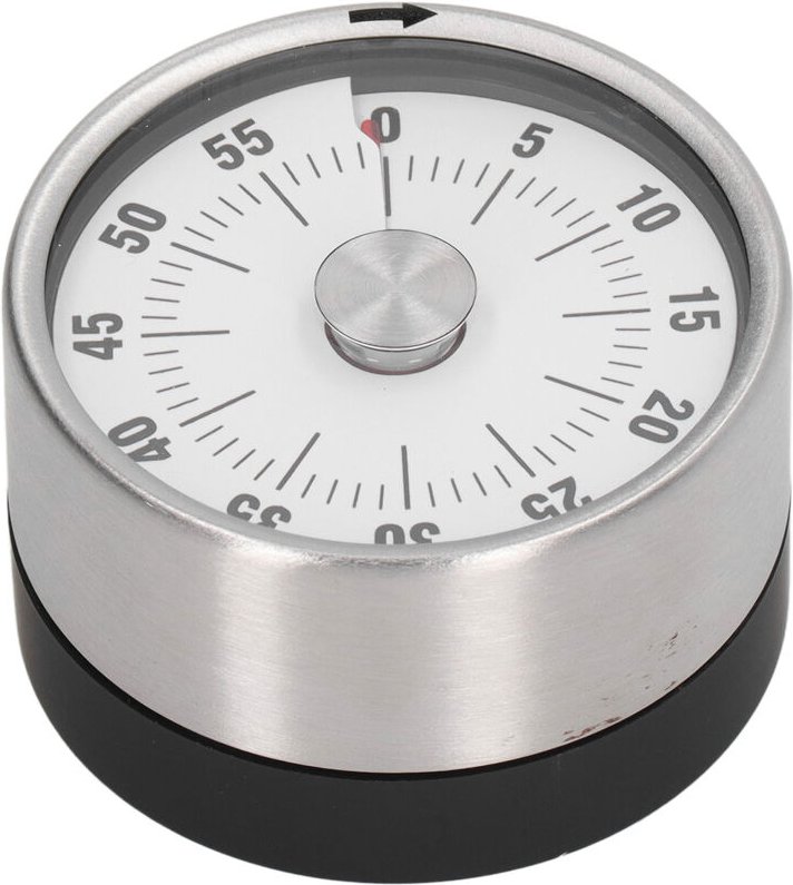 Küchentimer, 60-Minuten-Countdown-Timer mit Sichtanzeige, magnetischer Kochtimer mit lautem Alarm, keine Batterien erfor...