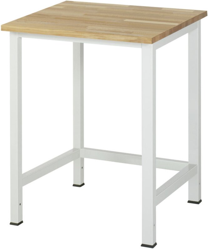 Werktisch Buche-Massiv-Platte BxTxH 750x800x825 mm - RAU
