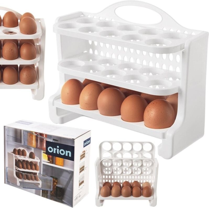Eierbehälter für den Kühlschrank, Organizer für 30 Eier ORION 154059