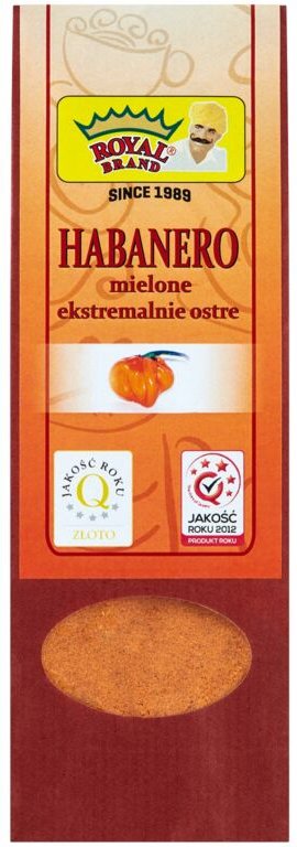 Gemahlener Chili Habanero, extrem scharf, 40 g