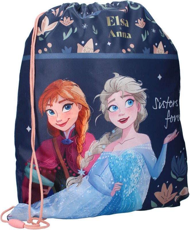 Disney Frozen - ii Sportbeutel "It's All Magic" Turnbeutel mit Elsa-Aufdruck