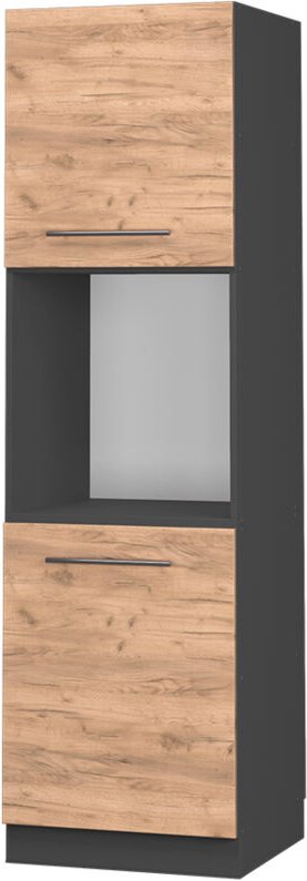 Vicco - Herdumbauschrank Fame-Line, Goldkraft Eiche, 60 cm offen