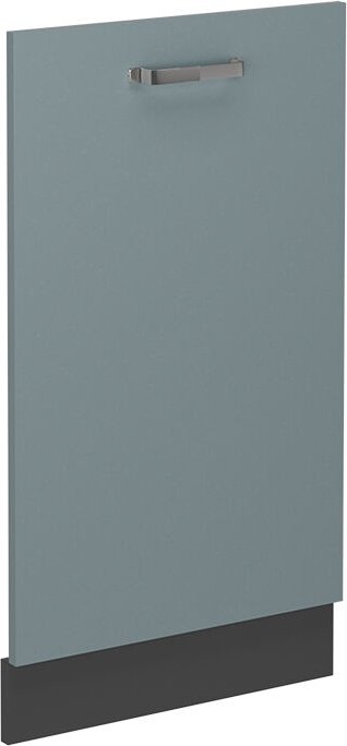 Geschirrspülblende R-Line, Blau-Grau, 45 cm ohne Arbeitsplatte, Vicco