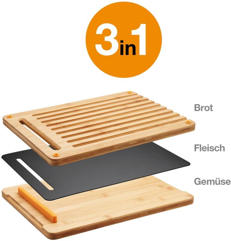 Fiskars - Functional Form™ Schneidstation Bambus 3-teilig