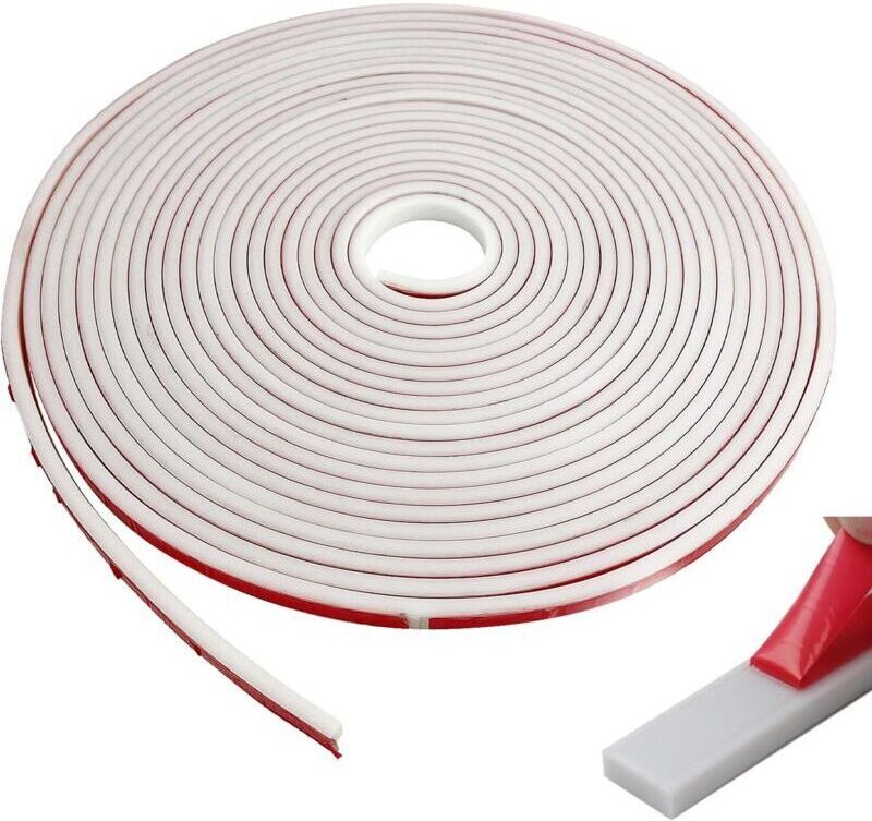 10 m lange Küchenarbeitsplatten-Abschlussleiste, selbstklebende Wandleiste, flexible Deckenleiste, Wandfugen für Fliesen...