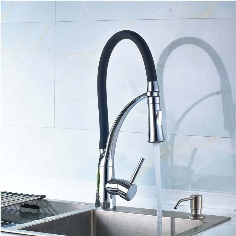Thumbnail - Wasserhahn Küche, Küchenarmatur mit ausziehbarer Brause,Mischbatterie Spültischarmatur Küchenarmaturen, Armatur küche fü...