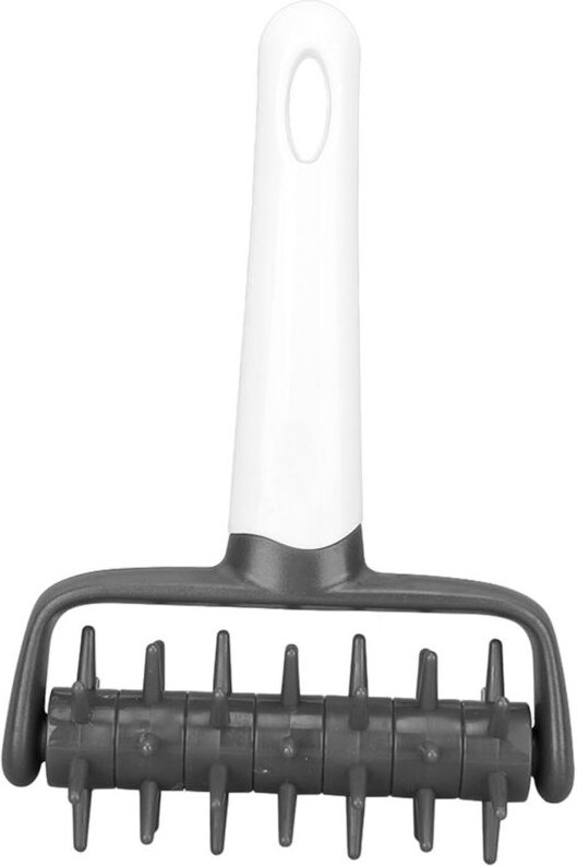 Pizzateigausstecher, Backwerkzeuge, Nudelholz, Teigstanzer, rutschfeste Lochmaschine, verhindert Blasenbildung durch ver...