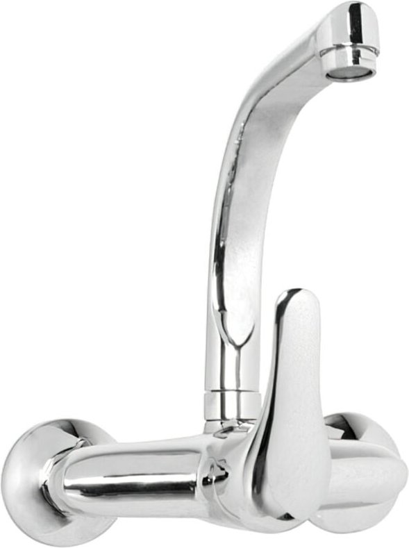 Wand-Einhebelmischer Wolfpack Spüle mit vertikalem Auslauf